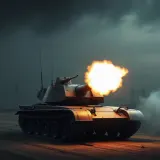 Heavy Tank Cannon Firing with Echo sound effect artwork