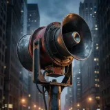Distant City Sirens Echoing sound effect artwork