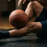 Basketball Rolling Over Leg sound effect artwork