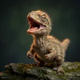 Cute Baby Dinosaur Squeaks sound effect artwork