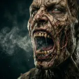 Raspy Zombie Breath Growl sound effect artwork