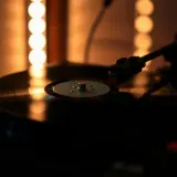 Record Turntable Backspin Rewind sound effect artwork