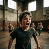 Panicked Children Screaming Indoors sound effect artwork