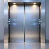 Stylized thumbnail for Automatic Elevator Doors Sliding Shut
