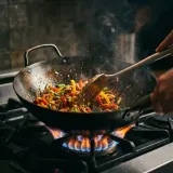 Gas Stove Wok Cooking and Stirring sound effect artwork