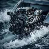 Onboard Powerboat Engine and Splashes sound effect artwork