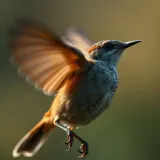 Rapid Bird Wingbeats and Distant Call sound effect artwork