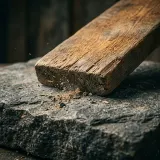 Wooden Board Dragged Over Stone sound effect artwork