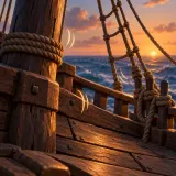 Heavy Wooden Ship Creaks and Rigging Rustle sound effect artwork