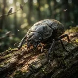 Beetle Tapping with Birds Outdoors sound effect artwork