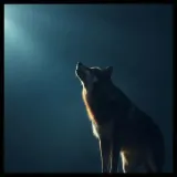 Distant Lone Wolf Howl sound effect artwork