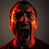 Dramatic Male Human Scream sound effect artwork
