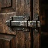 Reverberant Wooden Door Slide and Latch sound effect artwork