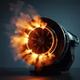 Loud Sustained Rocket Thruster Engine Blast sound effect artwork
