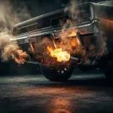 Classic V8 Exhaust Pops and Revs sound effect artwork