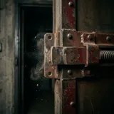 Heavy Metal Fire Escape Door Slam sound effect artwork