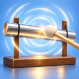 Bright metallic chime ring sound effect artwork
