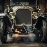 Vintage Car Crank Start and Departure sound effect artwork