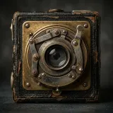 Old Box Camera Mechanical Shutter sound effect artwork