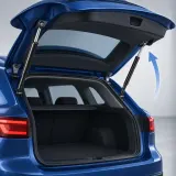 Car trunk opening with pneumatic struts sound effect artwork