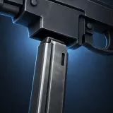 Illustrated thumbnail for Metallic Submachine Gun Magazine Loading