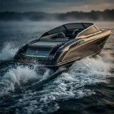 Motorboat Starting Speeding and Stopping sound effect artwork