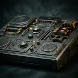 Dark Resonant Metal Drone Ambience sound effect artwork