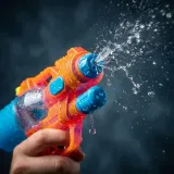 Squirt Gun Spritzing Water sound effect artwork
