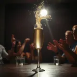 Champagne Cork and Celebration Cheers sound effect artwork