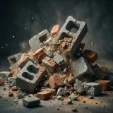 Cinder Block Debris Tumble sound effect artwork