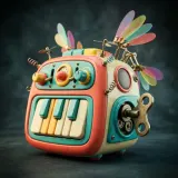 Cartoon Wind Up and Wind Down Flutter sound effect artwork