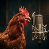 Chicken Cluck and Squawk sound effect artwork