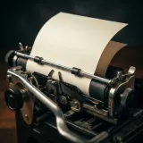 Manual Typewriter Paper Loading sound effect artwork