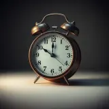 Vintage Mechanical Alarm Clock Ringing and Stopping sound effect artwork