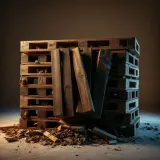 Heavy Wooden Pallets Crushing and Splintering sound effect artwork