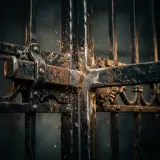 Wrought Iron Gate and Bars Clangs sound effect artwork