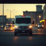 Distant Emergency Vehicle Siren Burst sound effect artwork