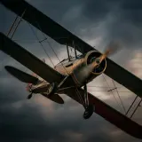 Vintage Biplane Overhead Pass By sound effect artwork