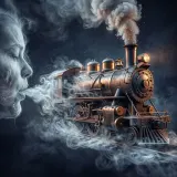 Breathing Morphing into Steam Train sound effect artwork