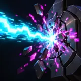 Stylized thumbnail for Distorted Sci Fi Laser Blast and Hit