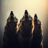 Wolf Pack Howling Together sound effect artwork