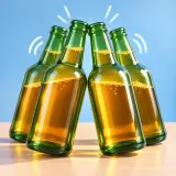 Stylized thumbnail for Full Glass Bottles Clinking and Rattling