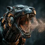 Granular Robot Creature Breath sound effect artwork