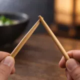 Single Bamboo Chopstick Click