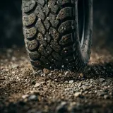 Tire Rolling Over Gravel and Dirt sound effect artwork