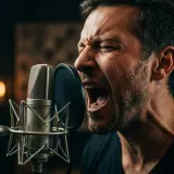Close Male Pain Scream sound effect artwork