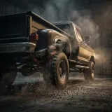 Truck Start Idle and Rattling Drive Away sound effect artwork