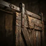 Rattling Wooden Barn Door sound effect artwork