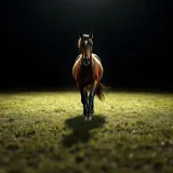 Horse Trotting on Grass Passing By sound effect artwork