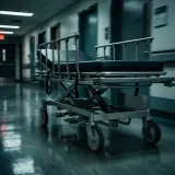 Hospital Gurney Rolling Pass By sound effect artwork